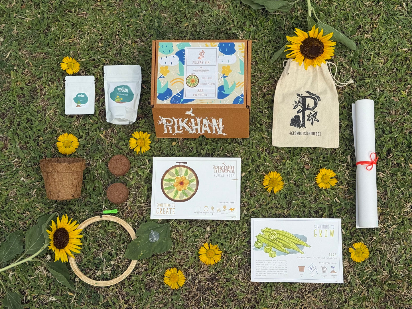Pilkhan Mini - Floral Hoop & Planting