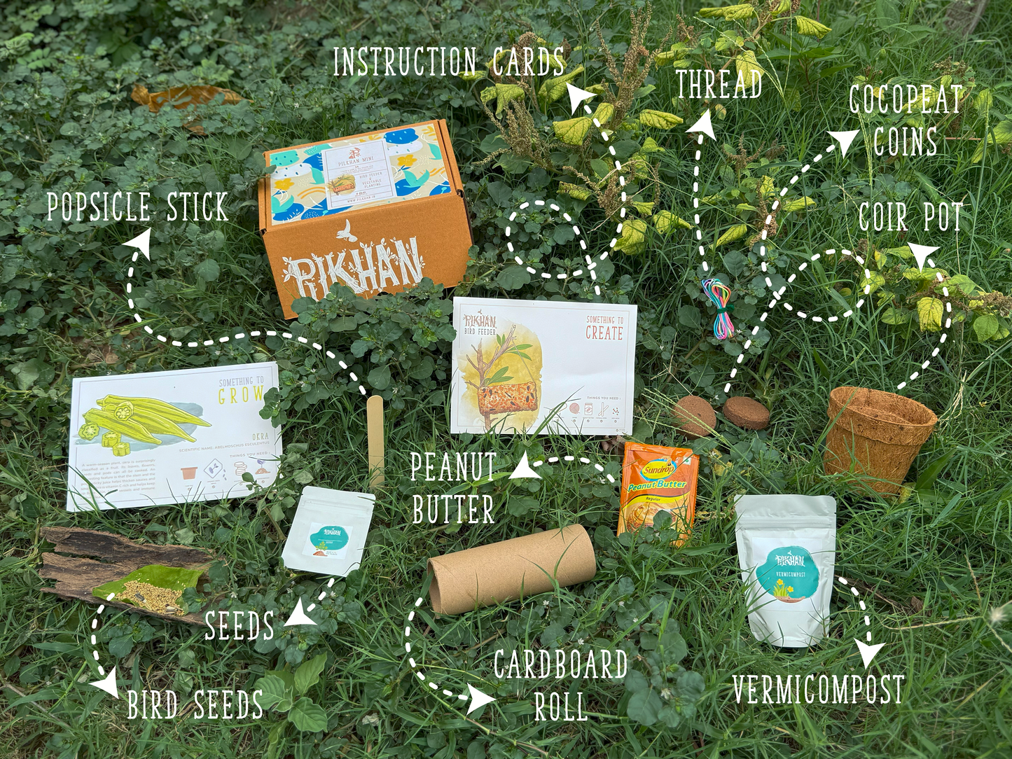Pilkhan Mini - Bird Feeder & Planting