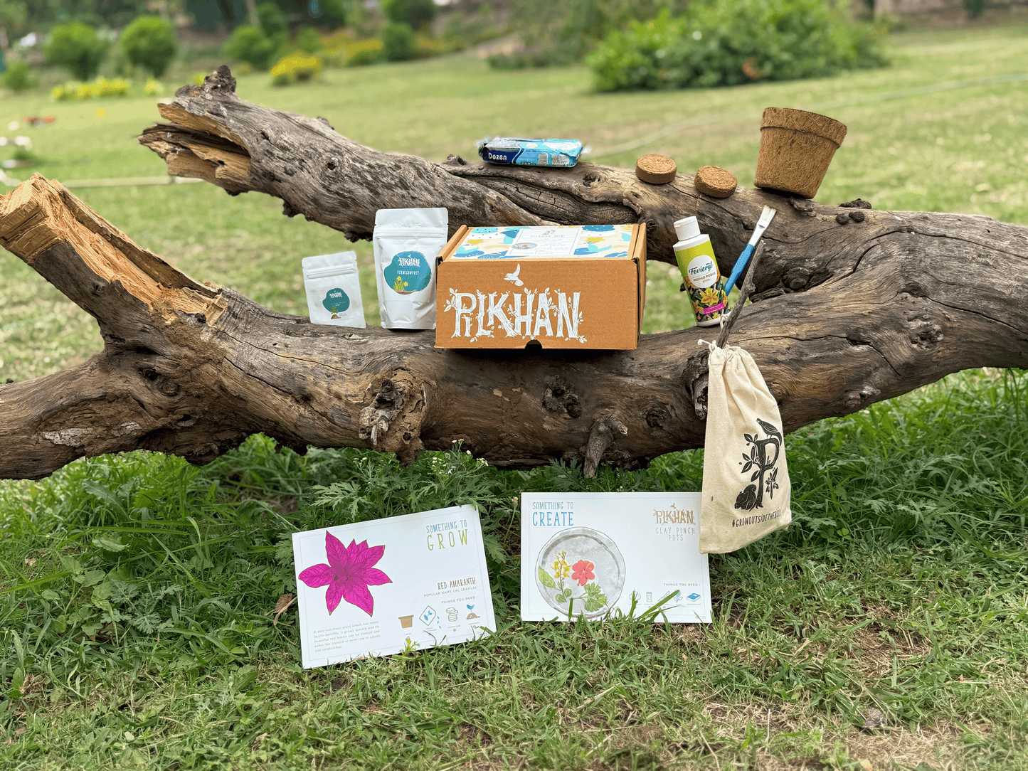 Pilkhan Mini - Botanical Clay Pinch Pot & Planting