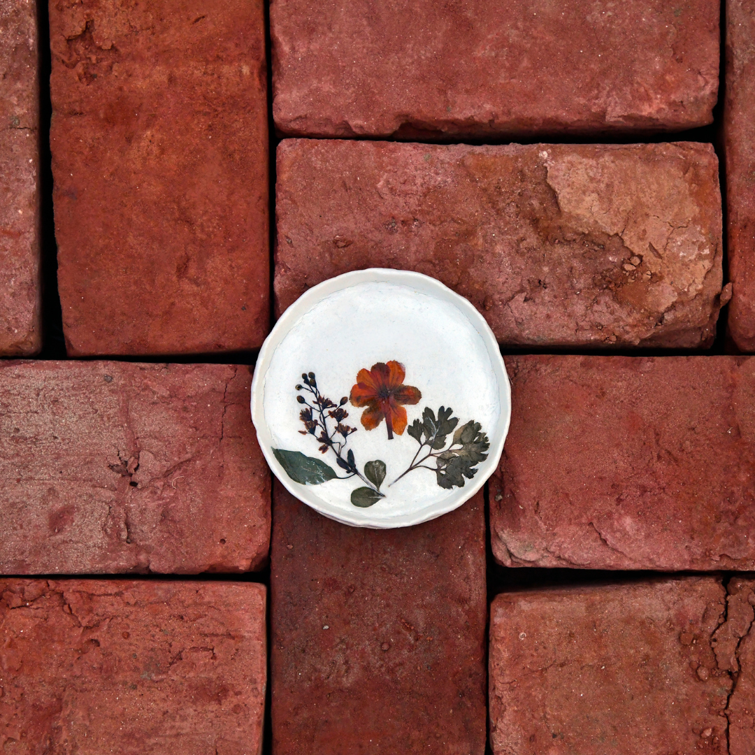 Pilkhan Mini - Botanical Clay Pinch Pot & Planting